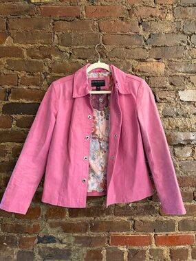 Bernardo Pink Suede Jacket for Women
